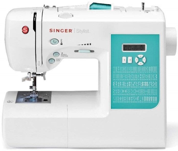 Singer 7258 100-Stitch Computerized Sewing Machine for Free Motion Quilting