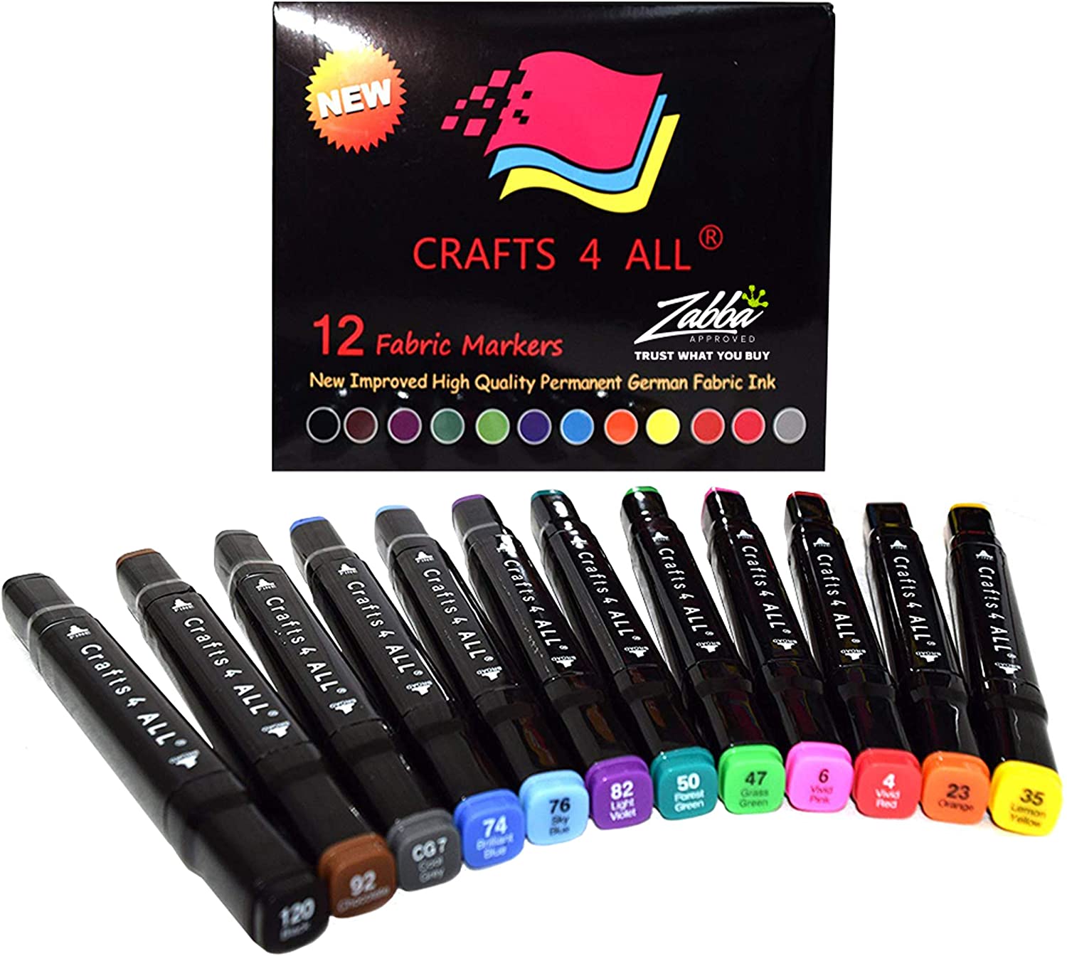 Crafts 4 ALL Fabric Markers Pens