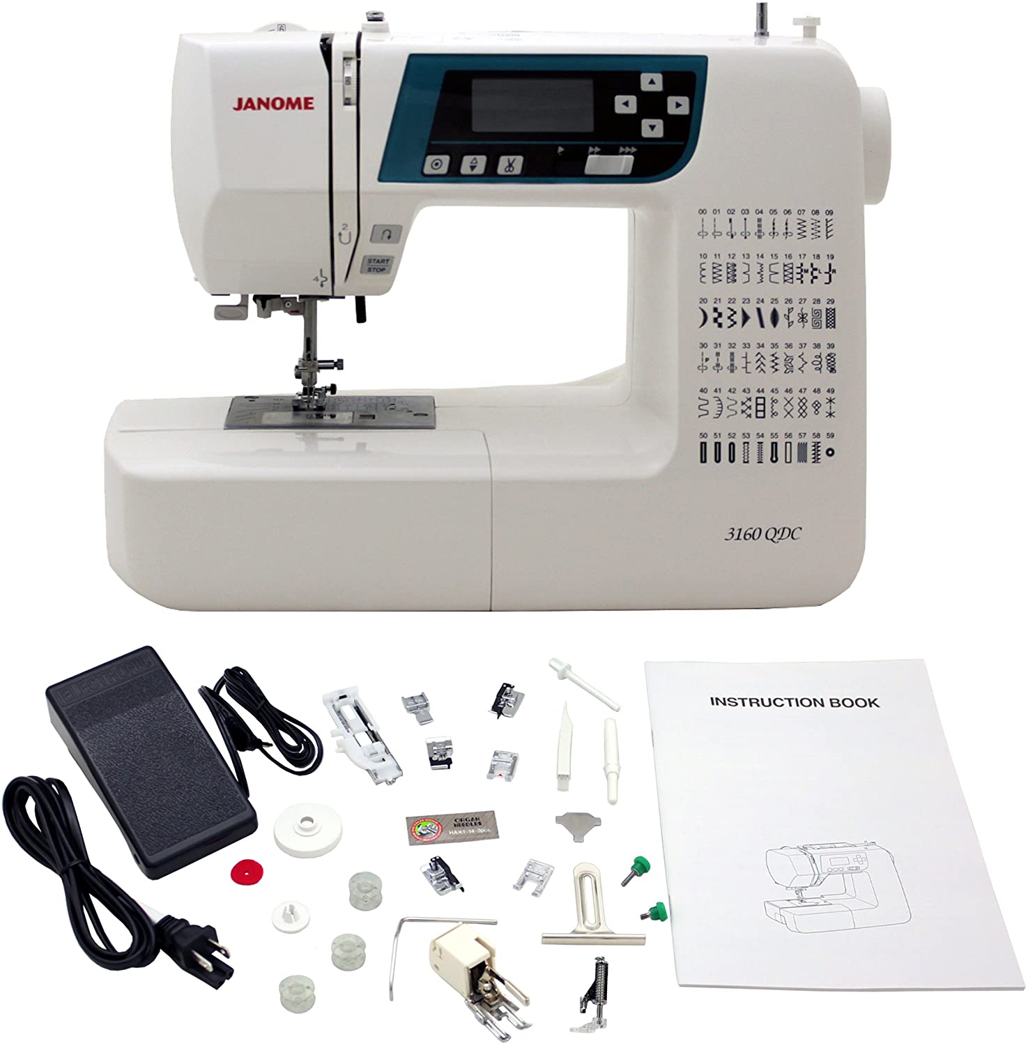 Janome 3160QDC Computerized Sewing Machine - Best Janome Sewing Machine for Quilting