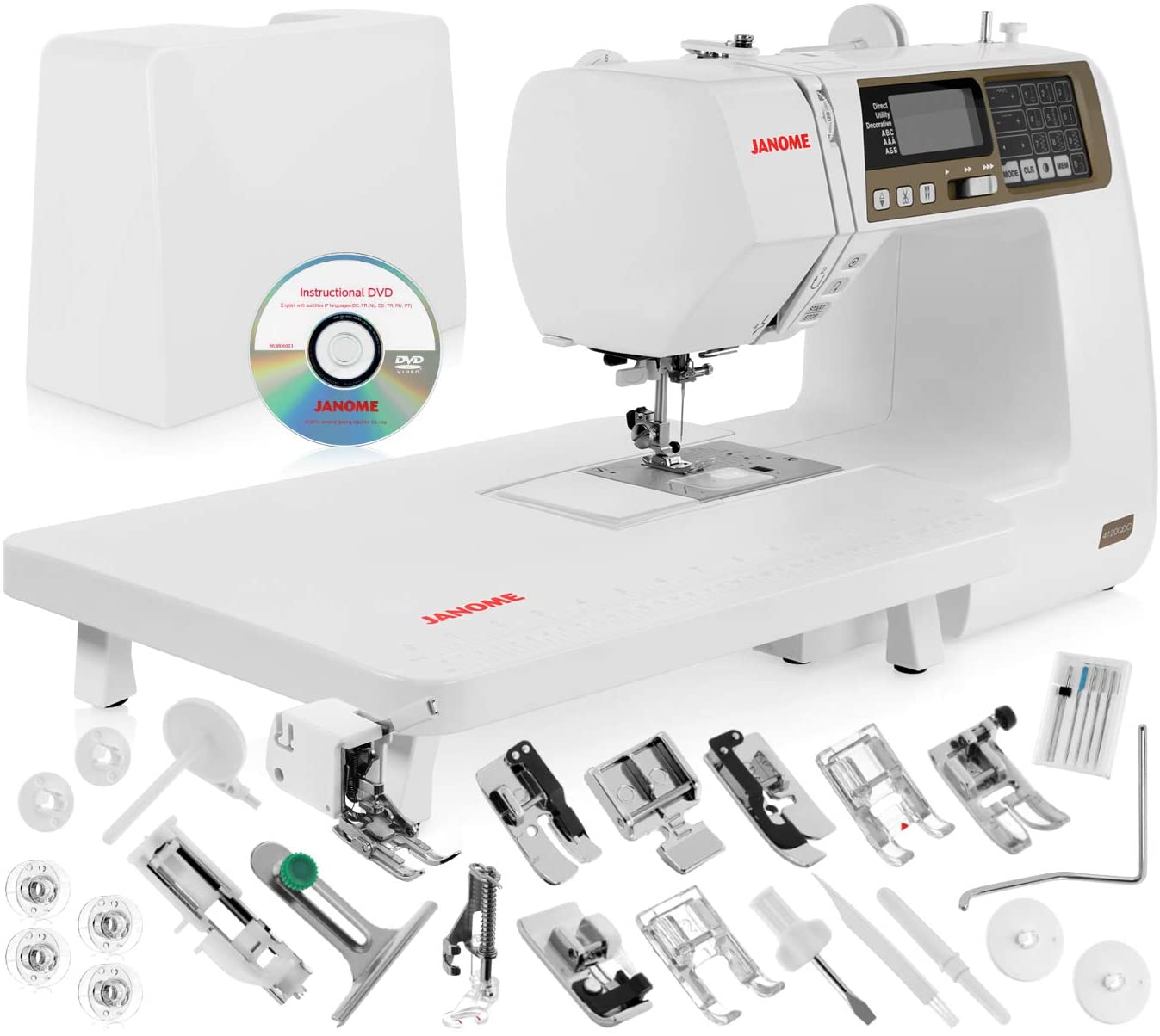 Janome 4120QDC Computerized Sewing Machine - Best Janome Sewing Machine for Quilting